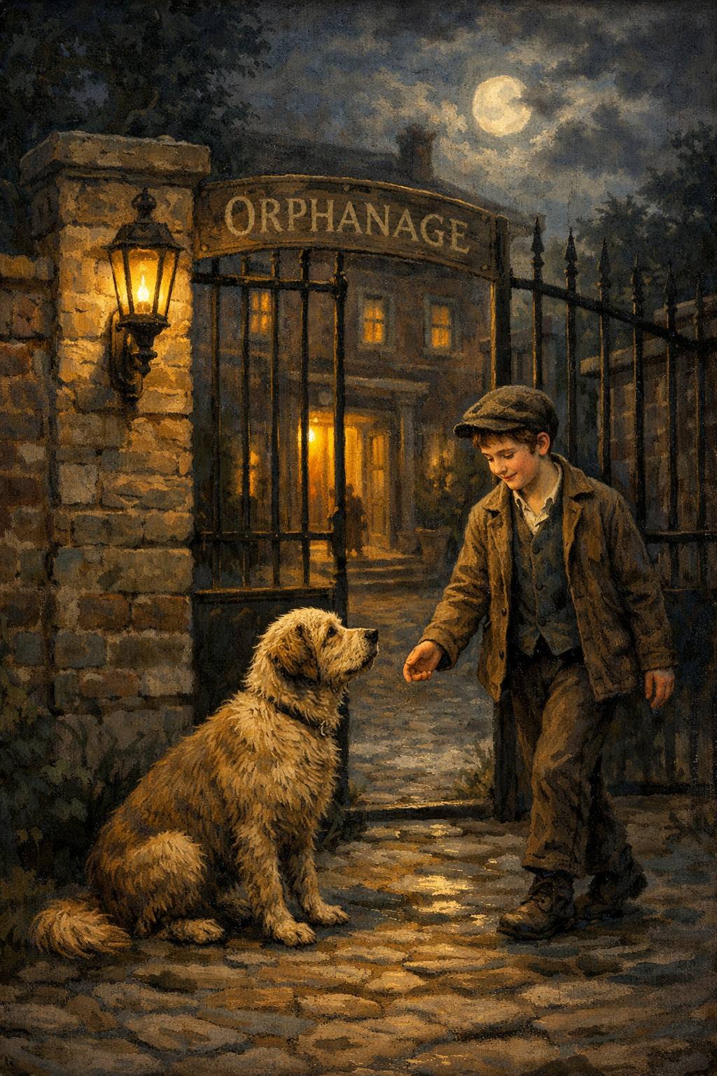 Every Night the Dog Sat Outside the Orphanage Gate — Until One of the Children Finally Walked&nbsp;Out